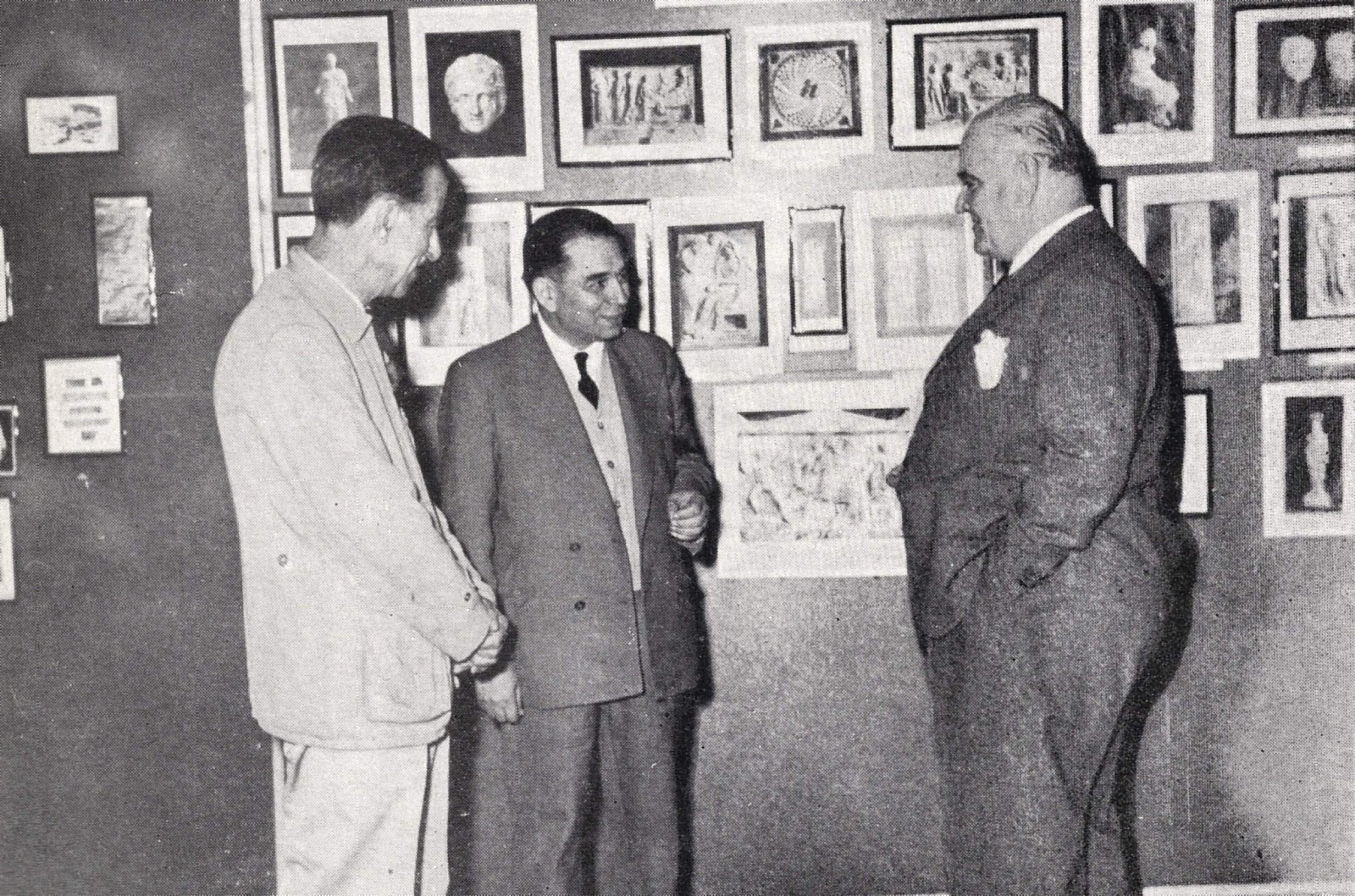 The owner and donor of the Gardens, Ioannis Meletopoulos